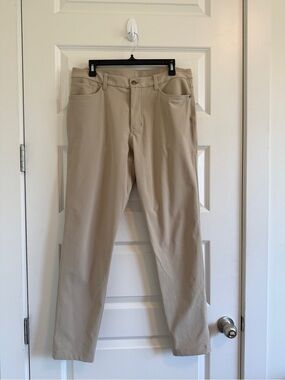 Men's Lululemon Khaki ABC Pants - Slim Fit